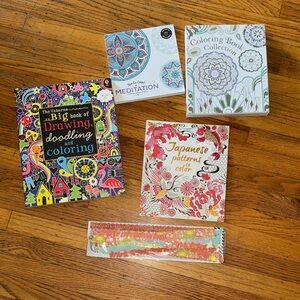The Library Arts & Crafts Coloring Book Set